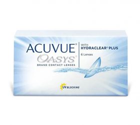 ACUVUE OASYS HYDRACLEAR PLUSBi-weekly Clear Contact Lenses
