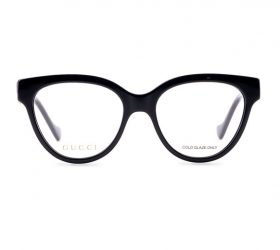 Gucci Rectangular Square Woman Optical Eyeglasses With Black Frame