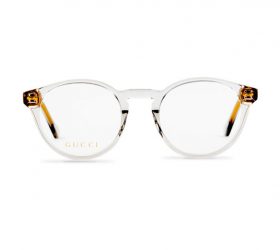 Gucci Round Unisex Optical Eyeglasses Frame With Grey Acetate Frame