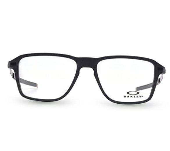 Eye Conic Opticals LLCOakley Square Man Optical Eyeglasses with Black Plastic Frame Eye Conic