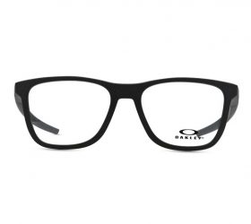 Oakley Round Man Optical Eyeglasses with Grey Plastic Frame