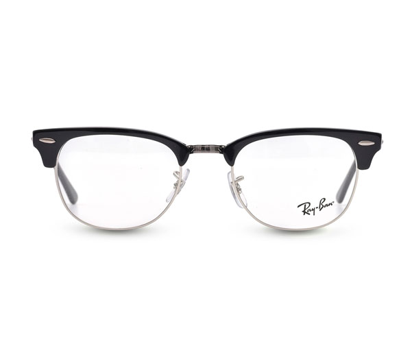 Eye Conic Opticals LLCRayban Square Unisex Optical Eyeglasses with Black Plastic Frame Eye