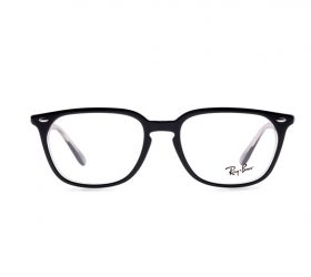 Rayban Square Unisex Optical Eyeglasses With Black Frame