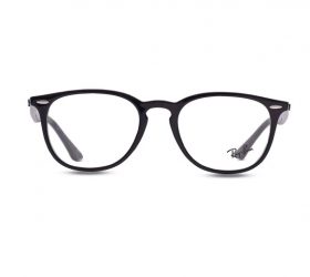 Rayban Square Unisex Optical Eyeglasses with Black Plastic Frame