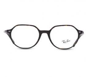 Rayban Square Man Optical eyeglasses with Havana Plastic Frame